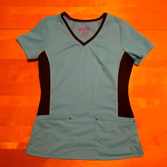 healing hands Tops - Purple Label Yoga by healing hands Scrub Top - Size XS